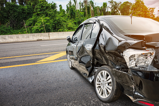 Collision Repair Brea Collision damaged car